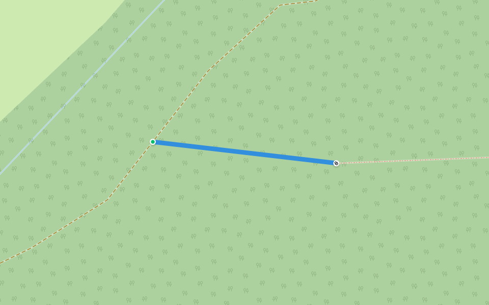 Traseu Albastru S walking route map in Sălciua Nouă