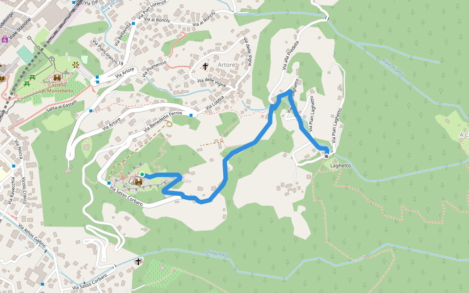 Castello Sasso Carbaro - Pian Laghetto