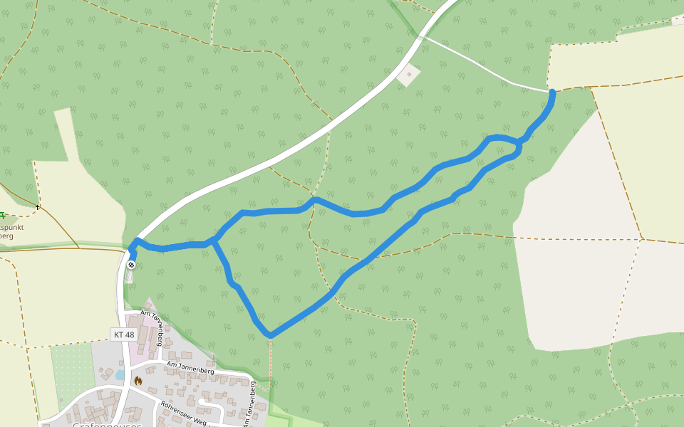 Trimm-Dich-Pfad Geiselwind walking route map in Geiselwind