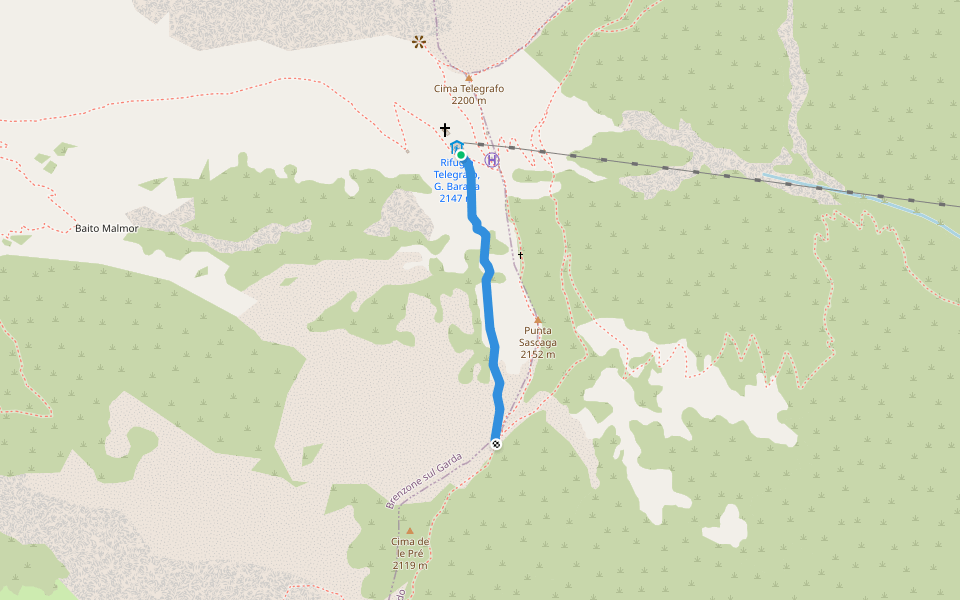 Variante sentiero CAI n. 658