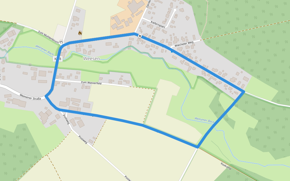 Südheide 'In einem Bächlein helle' W6k (kurze Tour) Walking And Running Trail Pacer