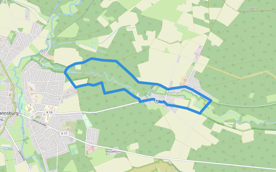 Südheide 'In einem Bächlein helle' W6m (mittlere Tour) Walking And Running Trail Pacer