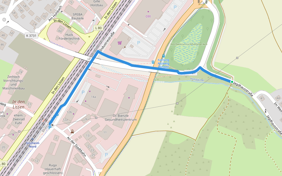 Hohbach - Sinzheim S-Bahn Nord