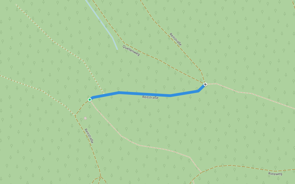 Brunnenweg - Schauinslandhütte walking route map in Sinzheim