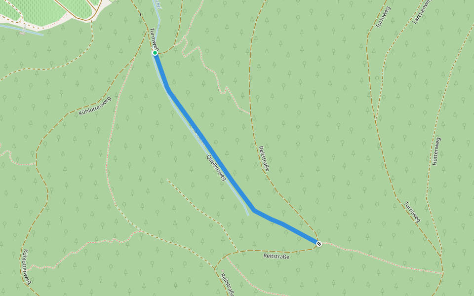 Brunnenweg - Satz walking route map in Sinzheim