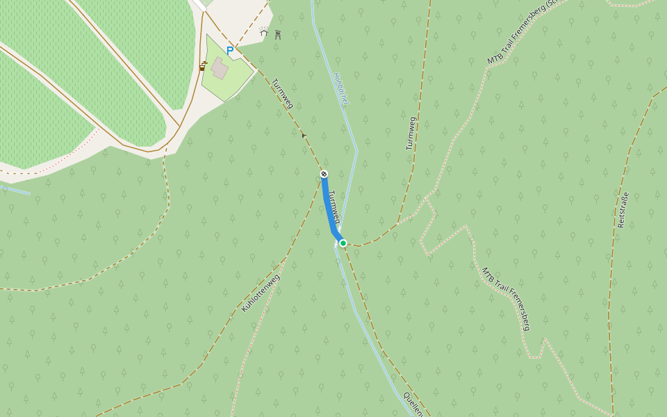Satz - Satz walking route map in Sinzheim