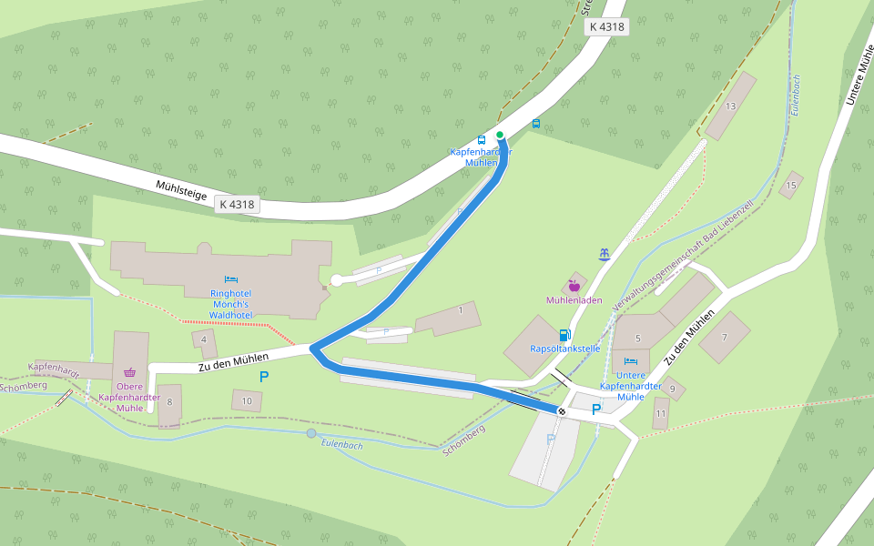 Upper Mill Lower Mill Walking And Running Trail Unterreichenbach