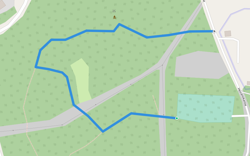 Löytäjän metsäpolku walking route map in Saari