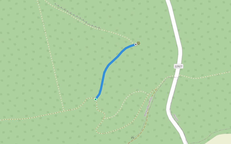 [Č] Konětopy - Líčkov (odb. k vyhlídce na České středohoří) walking route map in Pnětluky