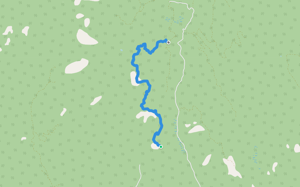 T T T walking route map in Lillooet