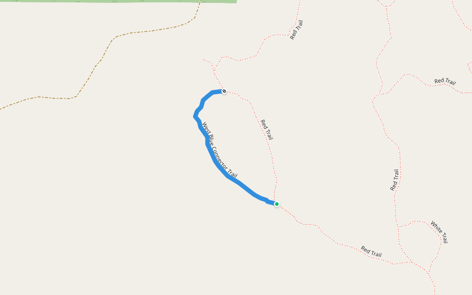 West Blue Connector Trail walking route map in Kingston