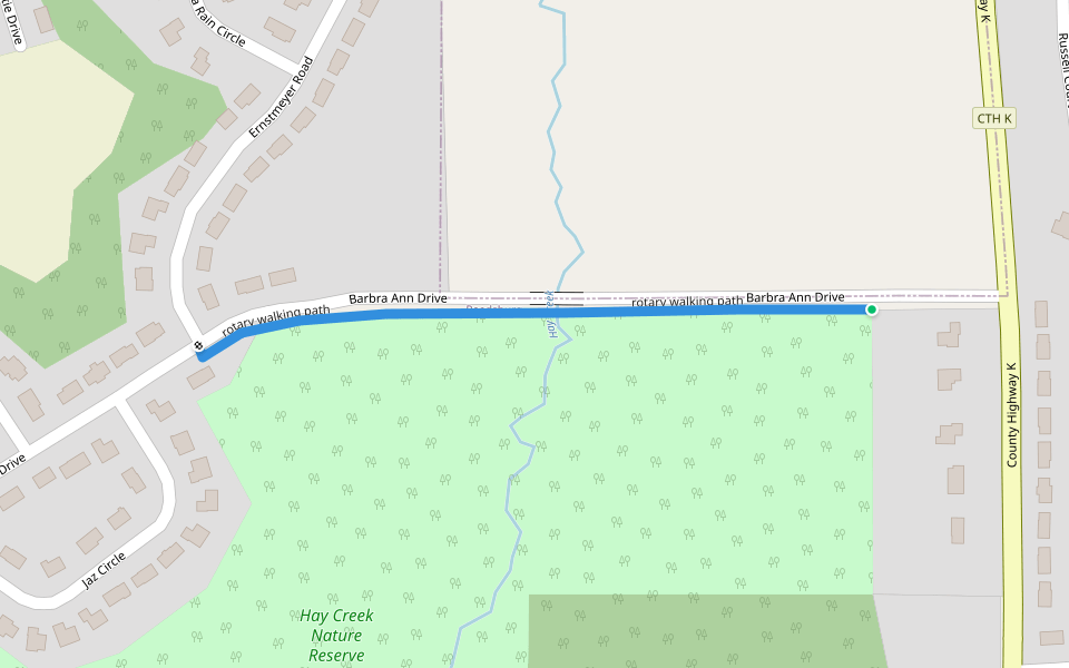 rotary walking path walking route map in Reedsburg