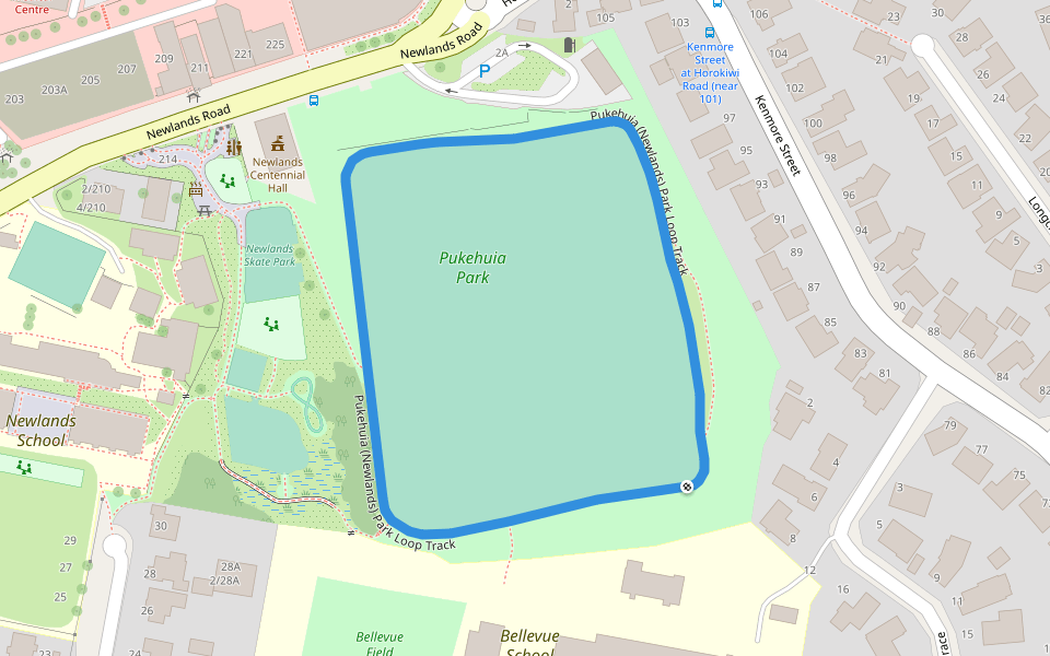 Pukehuia (Newlands) Park Loop Track