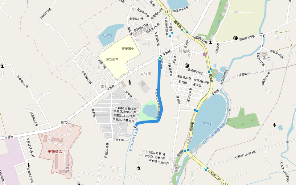 新安里社仔支渠流蘇步道