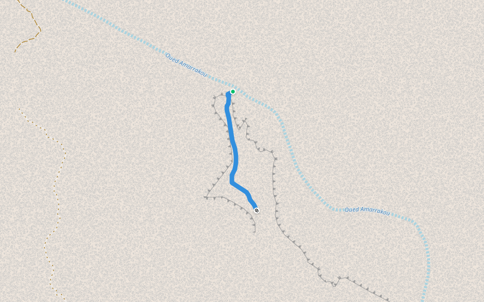 Herders Path walking route map in Illizi