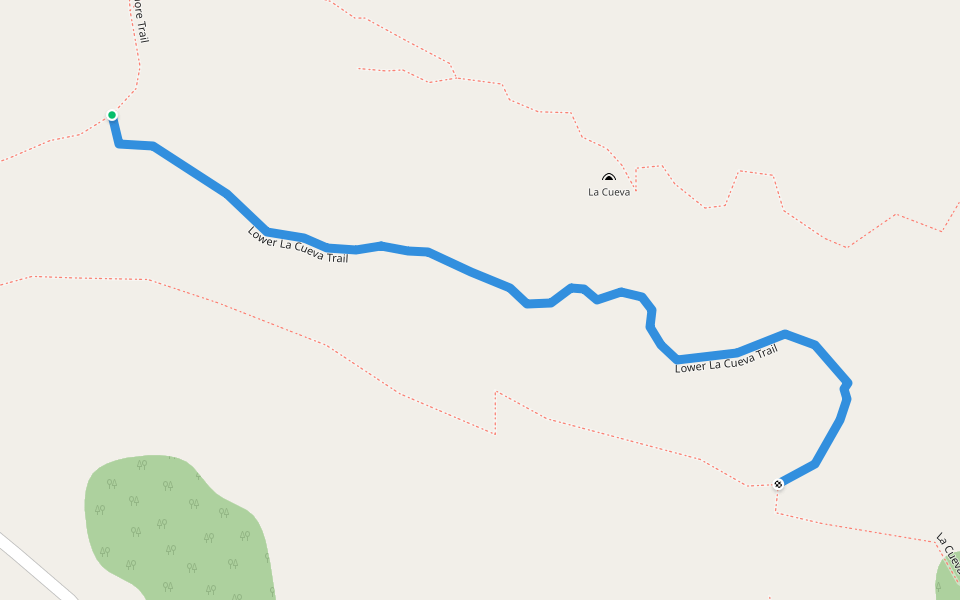 Lower La Cueva Trail