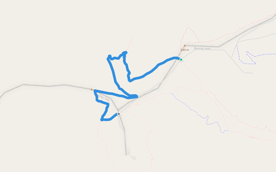 Snake Charmer walking route map in Ephrata