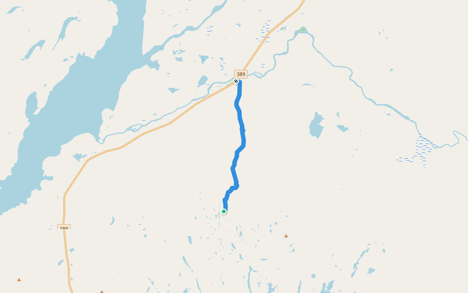 Sentier Jauffet walking route map in Tour-Boissinot