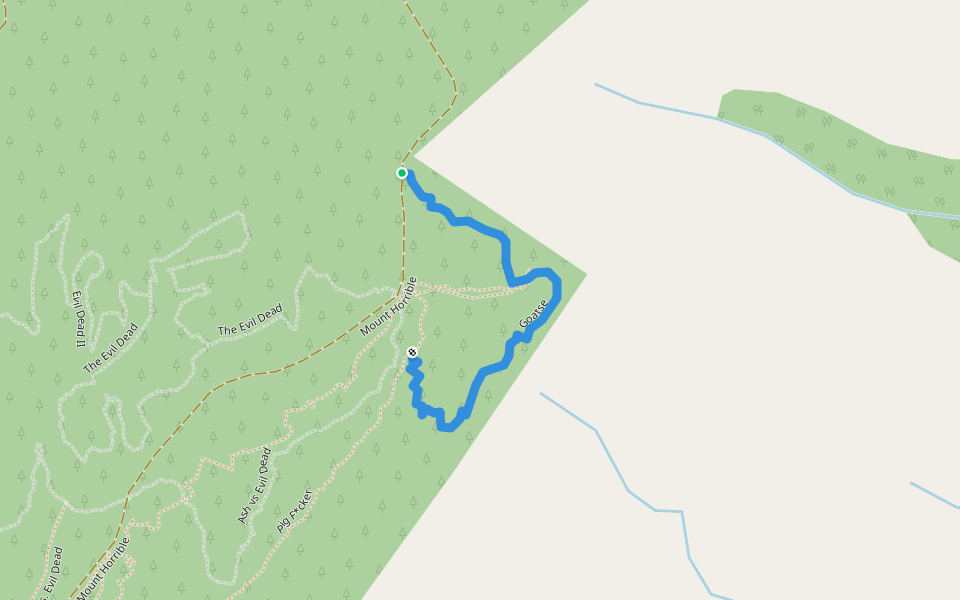 Goatse walking route map in Motukarara