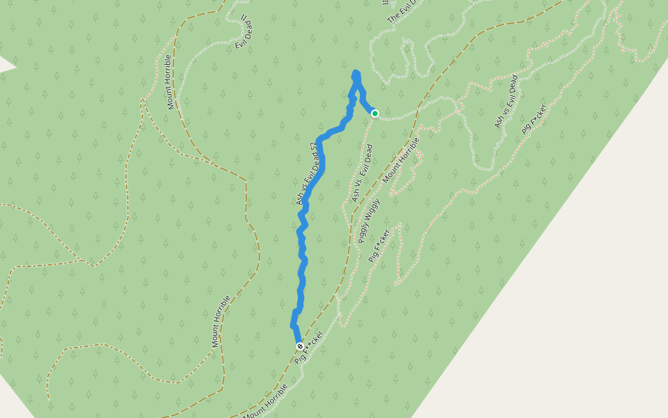 Ash vs Evil Dead S2 walking route map in Motukarara