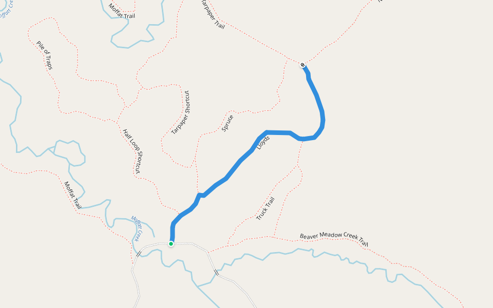 Lloyds walking route map in Latchford