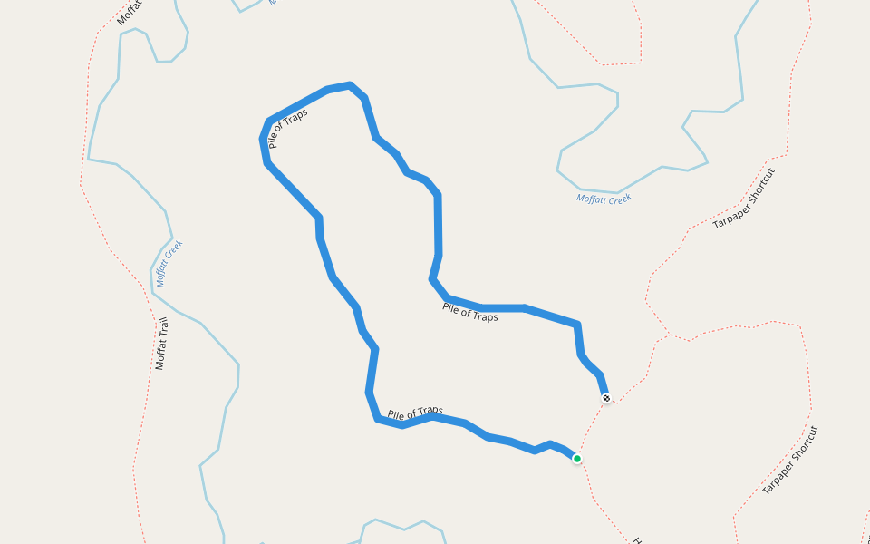 Pile of Traps walking route map in Latchford