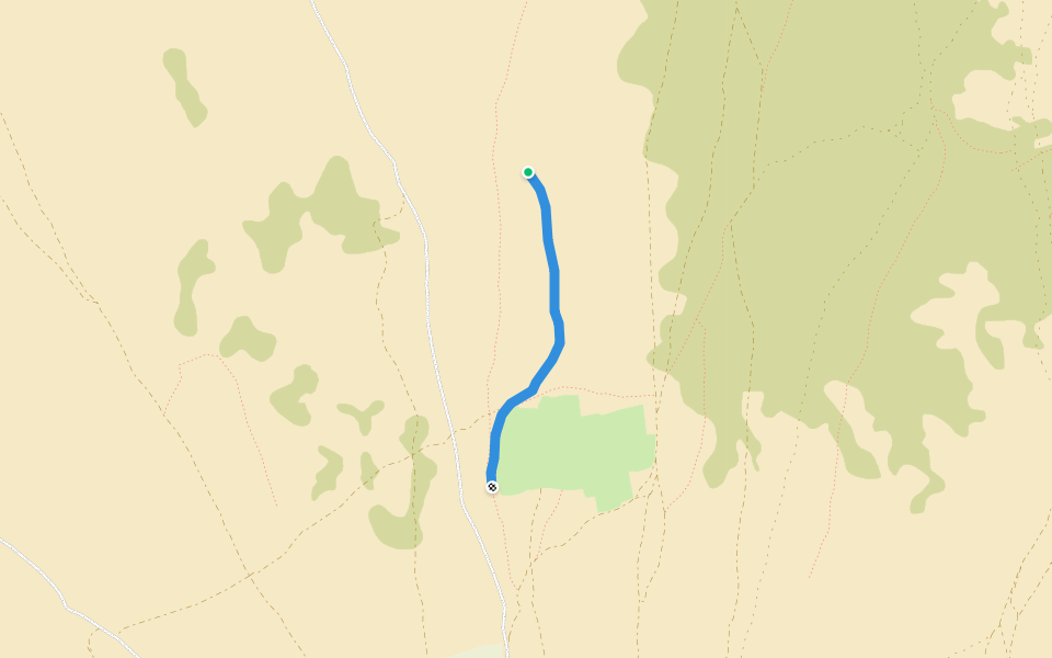 Track walking route map in Timbuktu