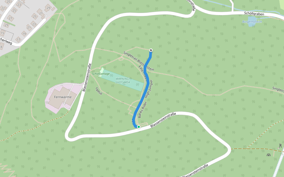 High.Jumper walking route map in Scheibbs