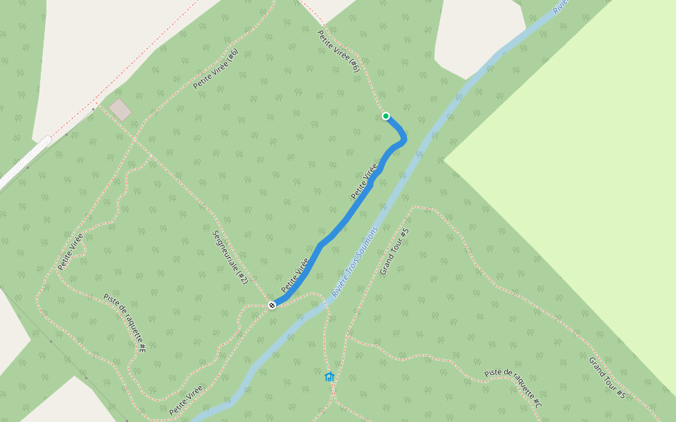 Petite Virée walking route map in Saint-Jean-Port-Joli