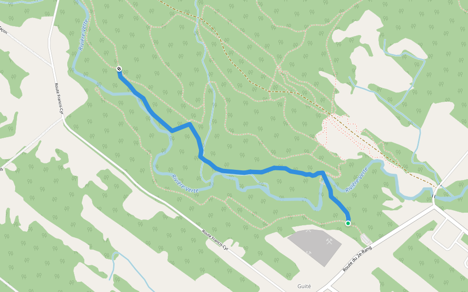 1 Nord walking route map in Maria
