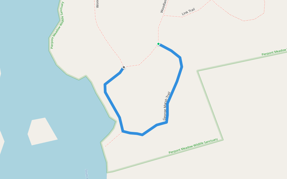 George Marsh Trail walking route map in Dudley