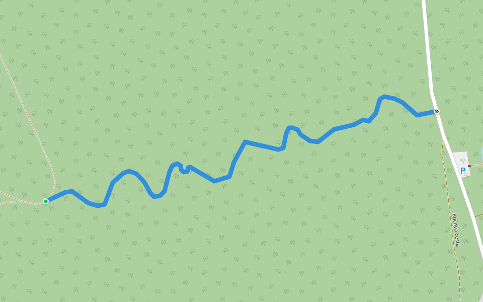 Familka walking route map in Humenné