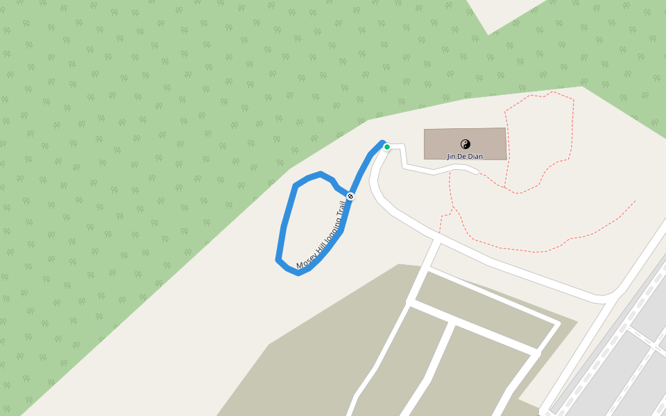 Mosey Hill Jogging Trail walking route map in Lahat