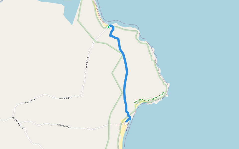 Goalen Heights walking route walking route map in Murrah