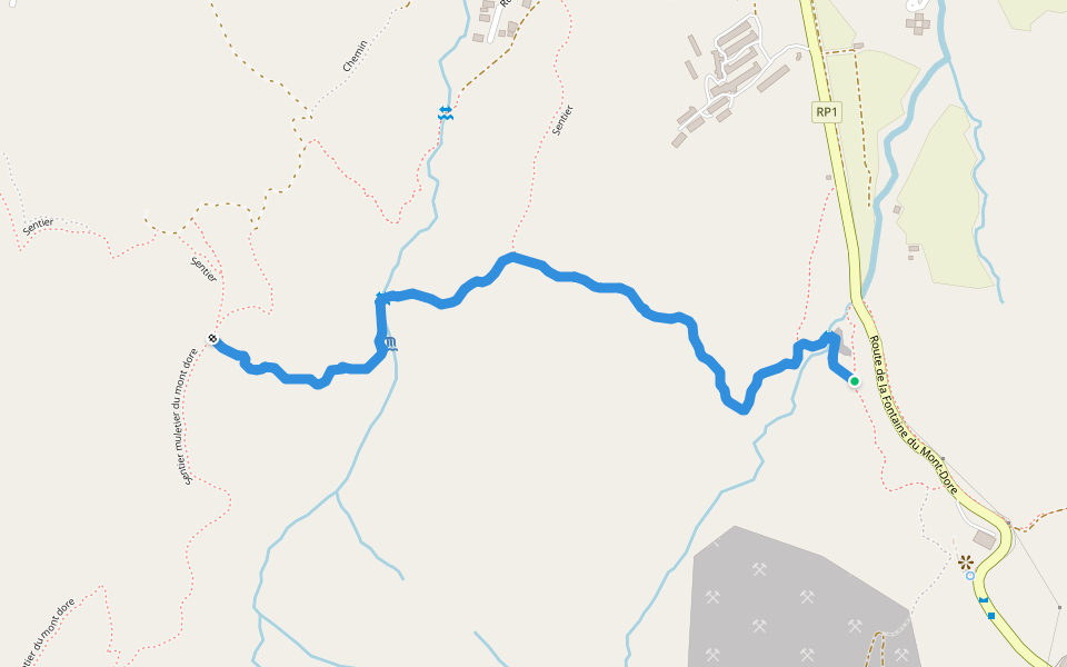 jonction Trail de la Rentrée walking route map in La Coulee