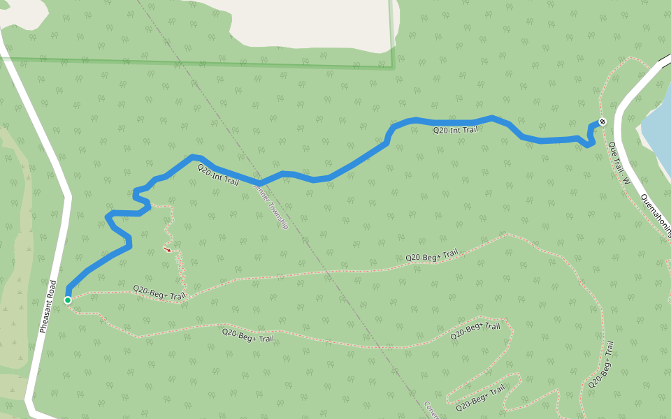 Q20-Int Trail walking route map in Hollsopple