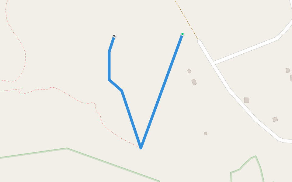 nuevo sendero walking route map in Nobsa