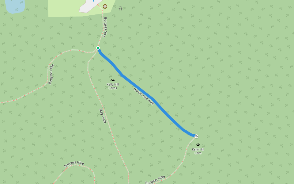 Harold Bell Path walking route map in Karatta