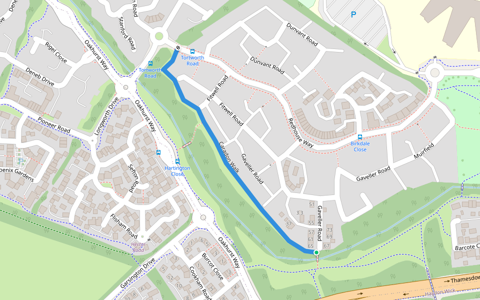 Caradon Walk Trail Blunsdon Saint Andrew, England Pacer