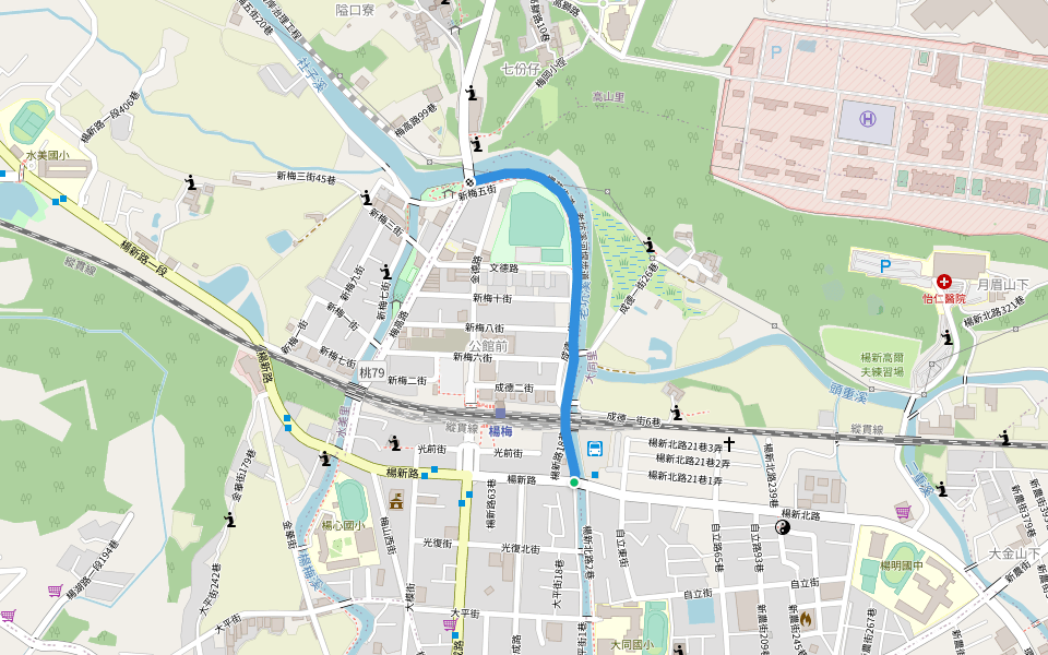 老坑溪河堤步道