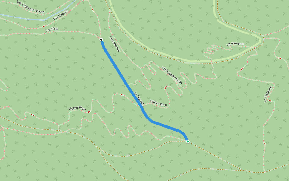 La Transit walking route map in New Richmond