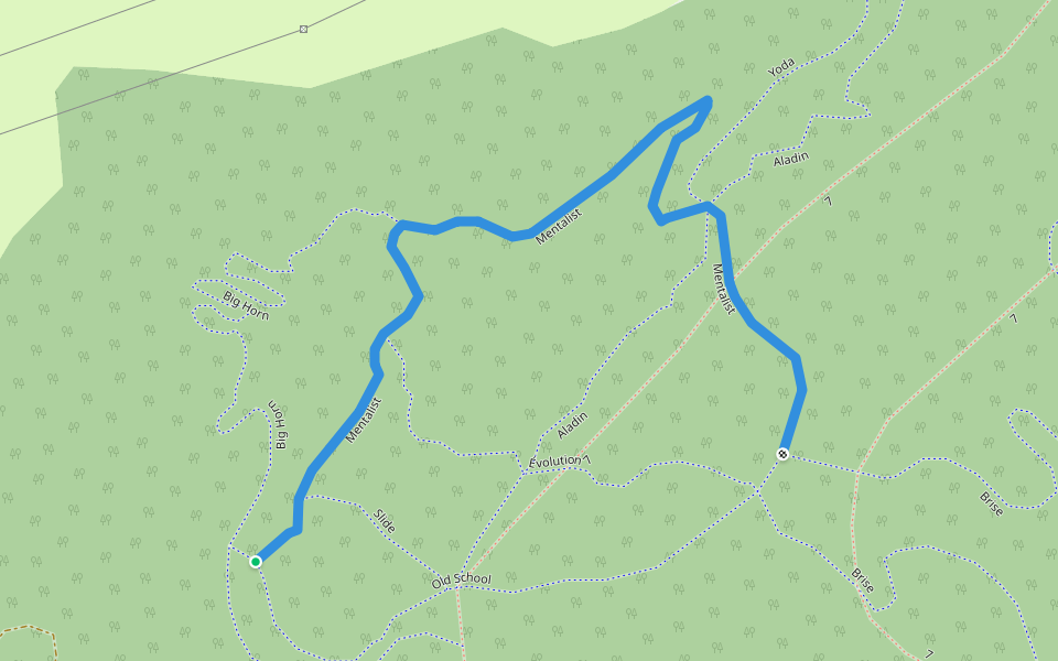 Mentalist walking route map in Matane