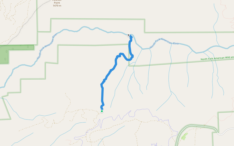 Italian Bar Trail walking route map in Westville