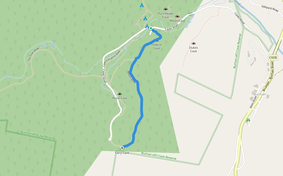 Wilson Walk walking route map in Buchan