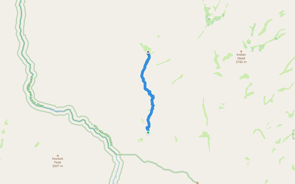 Sidehill Meadow Trail walking route map in Pearsonville