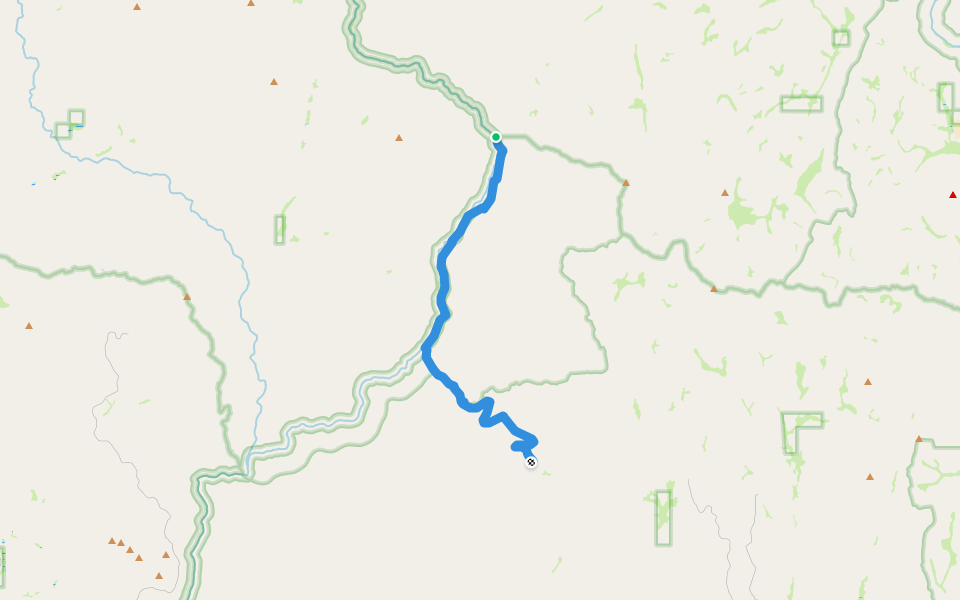 Lion Meadows Trail walking route map in Pearsonville