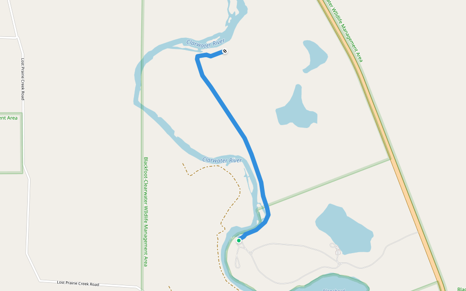 Hapers lake camp trail walking route map in Potomac
