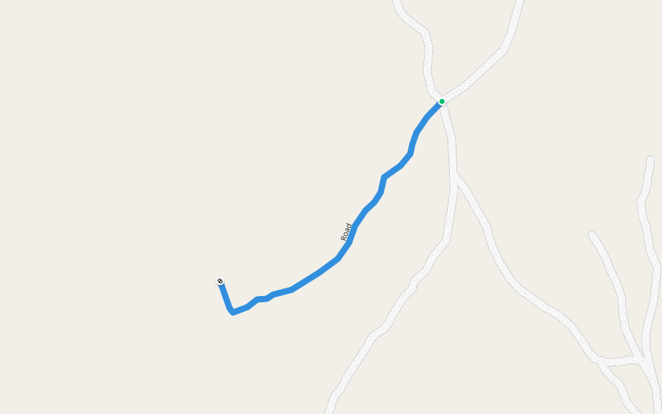Road walking route map in Somabougou