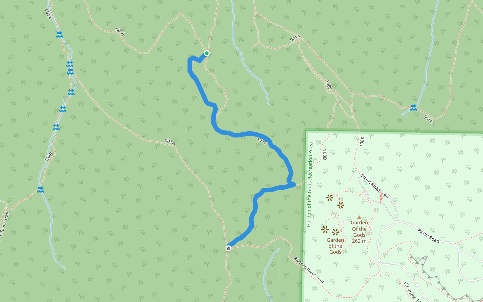 108C walking route map in Herod