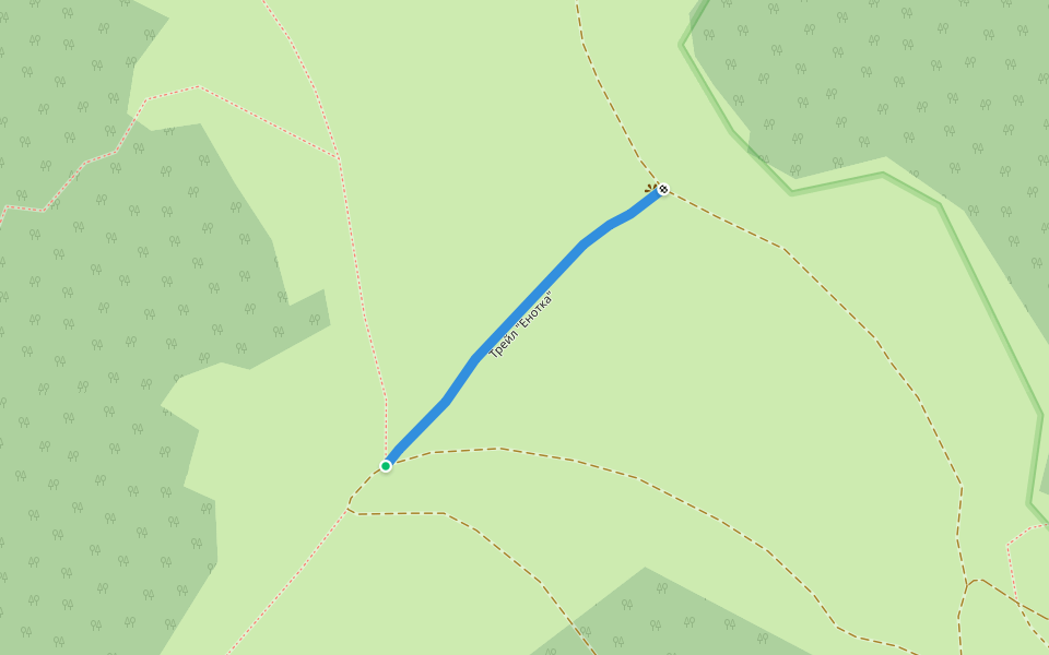 Трейл "Енотка" walking route map in Gelendzhik